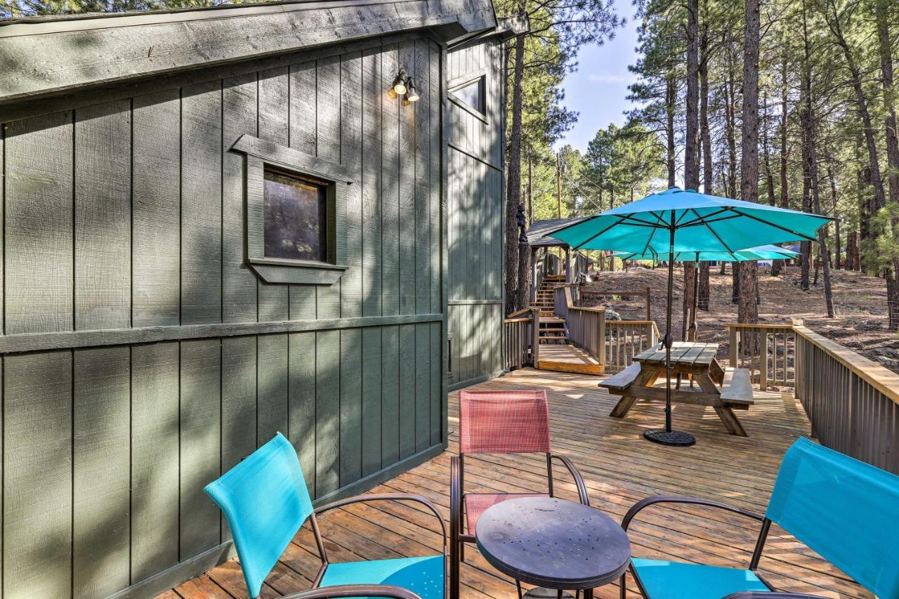 Woodsy Flagstaff Hideaway With Deck And Sunroom! Mountainaire Bagian luar foto